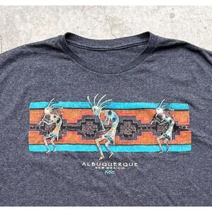 Eco Mountain Albuquerque Southwestern Kokopelli Native American T-Shirt Mens XL